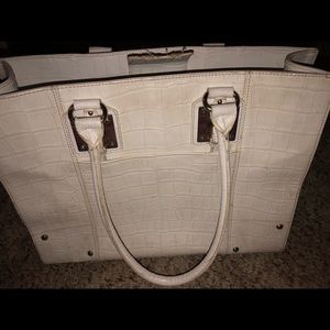 White purse
